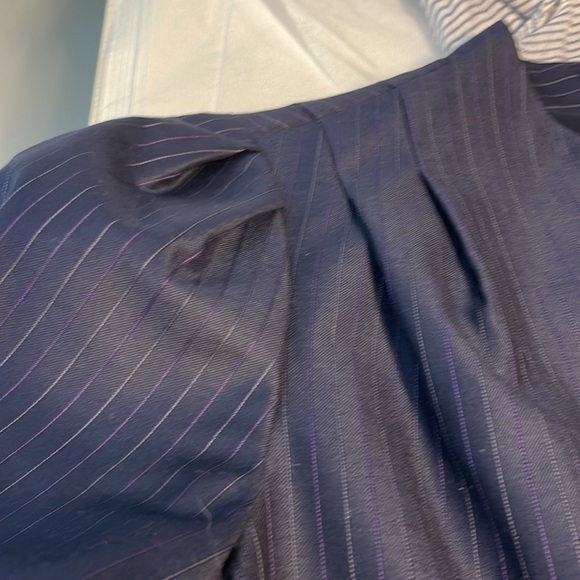 Christian Dior Paris short sleeve pinstripe blazer top - Picture 9 of 12